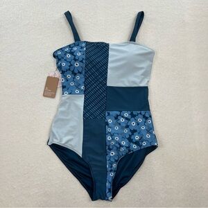 NWT Nani Swimwear Solstice Patchwork On Piece Size XXL